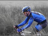 Digital Image (Theme - Movement) 1st Cyclocross Racer by Rozsa Halls